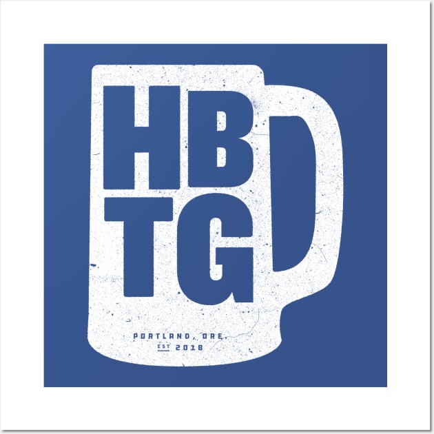 History By The Glass Logo – White Wall Art by Nathan Gale